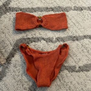 Hunza g one size fits most rust color bikini